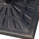 Base per Ombrellone da Giardino Ø38 a Ø48 Rettangolare 16kg in Resina 47x32 cm 