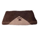 Cuscino Cuccia da Interno per Cani e Gatti Marrone 80x60 cm 
