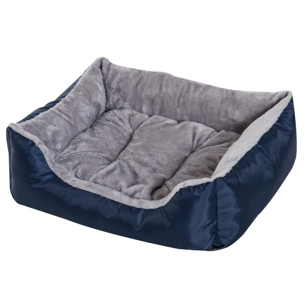 prezzo Cuccia Letto da interno per Cane Gatto con Cuscino Grigio blu 75x60x20 cm