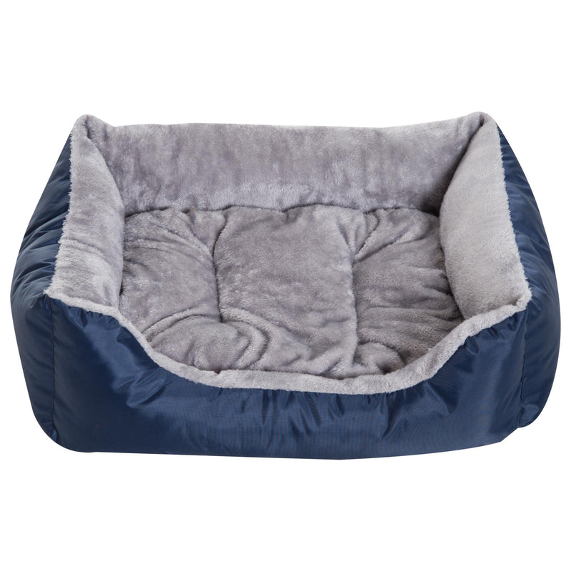 Cuccia Letto per Cane Gatto con Cuscino Imbottito Grigio blu 88x70x20 cm 