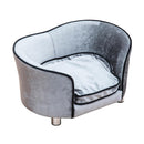 Divano di Lusso per Animali Domestici grigio 69x49x38 cm 