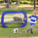 Porta da Calcio Pop Up Portatile per Bambini con Borsa Blu 122x85x82 cm 
