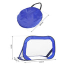 Porta da Calcio Pop Up Portatile per Bambini con Borsa Blu 122x85x82 cm 