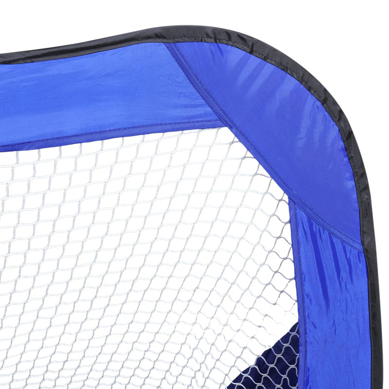 Porta da Calcio Pop Up Portatile per Bambini con Borsa Blu 122x85x82 cm 