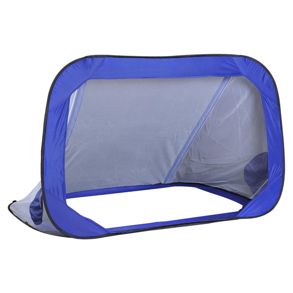 Rete da Calcio Pop Up per Bambini Pieghevole con Borsa Blu 184x124x115 cm online