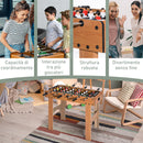 Calcio Balilla Professionale in Legno MDF 87x43x78 cm 