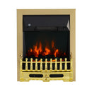 Camino Elettrico da Incasso o Terra 48x19x59 cm 2000W Oro 