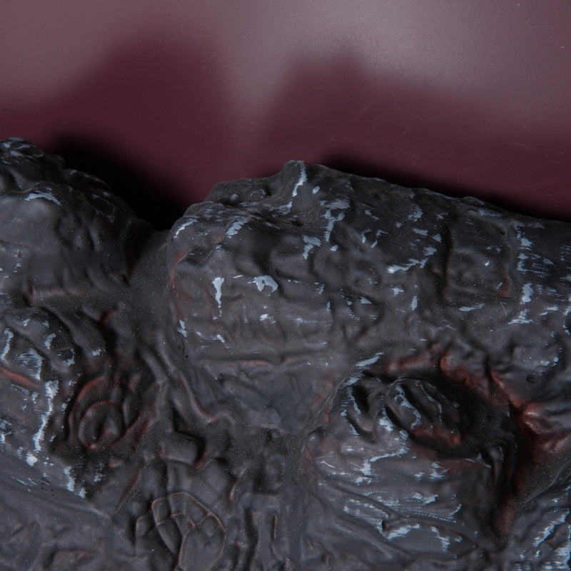 Camino Elettrico da Terra 63.5x30.5x67.5 cm 1000W/2000W Nero 