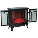 Camino Elettrico da Terra 63.5x30.5x67.5 cm 1000W/2000W Nero 