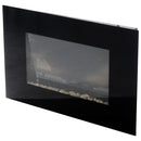 Camino Elettrico da Parete 90x56x9.5 cm 2000W Fiamma LED 7 Colori Nero 