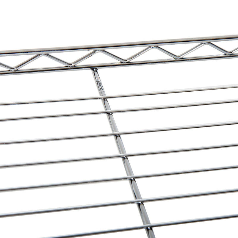 Carrello da Cucina Slim con Ruote Argento 60x35x84.5 cm 