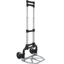 Carrello Portapacchi a Mano Pieghevole in Alluminio Max 70kg 
