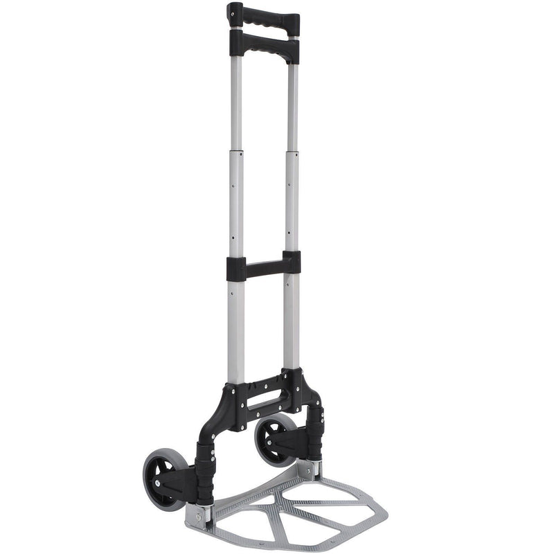 Carrello Portapacchi a Mano Pieghevole in Alluminio Max 70kg 
