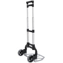 Carrello Portapacchi a Mano Pieghevole in Alluminio Max 70kg 