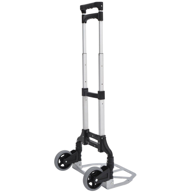 Carrello Portapacchi a Mano Pieghevole in Alluminio Max 70kg 