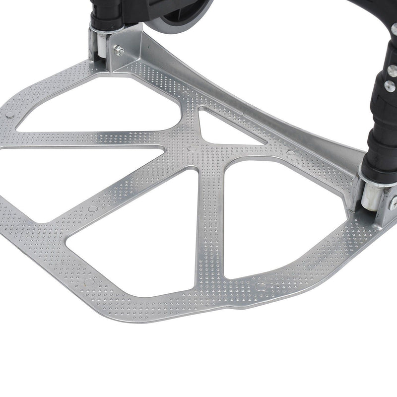 Carrello Portapacchi a Mano Pieghevole in Alluminio Max 70kg 