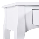 Tavolo Consolle per Ingresso Bianco Opaco 100x33x76 cm 