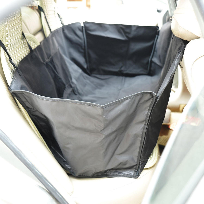 Coprisedile Posteriore Auto per Animali Domestici Nero 145x130 cm 