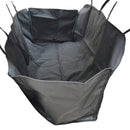 Coprisedile Posteriore Auto per Animali Domestici Nero 145x130 cm 