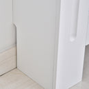 Copritermosifone in Legno MDF Bianco 112x19x81 cm 