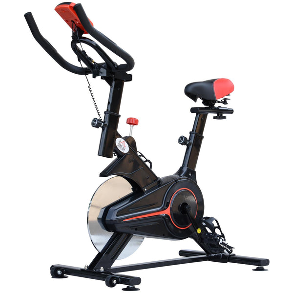 Cyclette per Allenamento Aerobico con Display LCD Nero e Rosso online