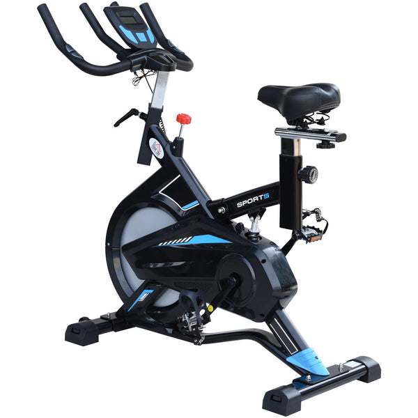 acquista Cyclette Professionale con Seduta regolabile Nero e Blu