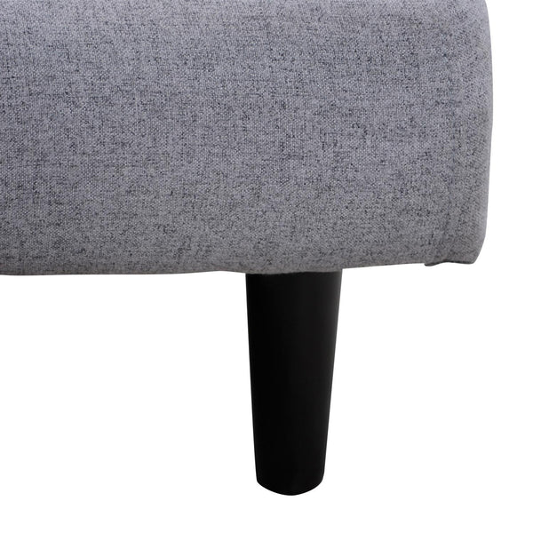 acquista Divano Letto 3 Posti Multi posizione in Velluto Grigio 184x86x82 cm