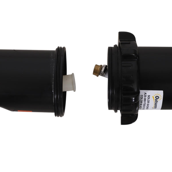 Doccia Solare da Giardino 20L Portatile Acqua Fredda-Calda 60° Nera prezzo