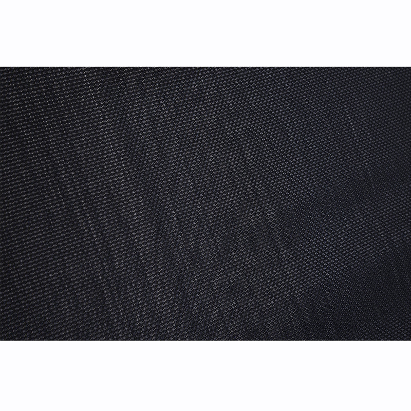 Sedia a Dondolo da Giardino Impermeabile in Alluminio Nero 120x61x88 cm 