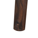 Dondolo da Giardino 2 Posti in Legno a Doghe con Tavolino Centrale 