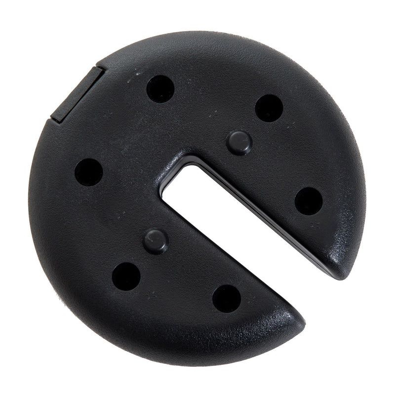 Base per Gazebo 4 pezzi Riempito con Cemento 2.3kg Ø20x4.5 cm 