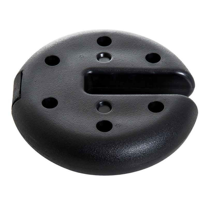 Base per Gazebo 4 pezzi Riempito con Cemento 2.3kg Ø20x4.5 cm 