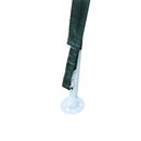 Gazebo da Giardino 3.3x2.4x2.1 m con Corde Tiranti e Picchetti Verde 