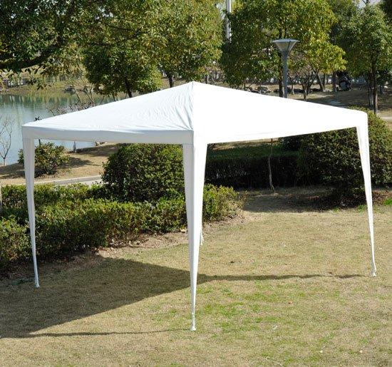Gazebo da Giardino 3x3m in Acciaio Bianco sconto