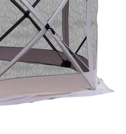 Gazebo da Giardino Pop up 3.55x3.55x2.3m in Poliestere Teli Laterali Beige online