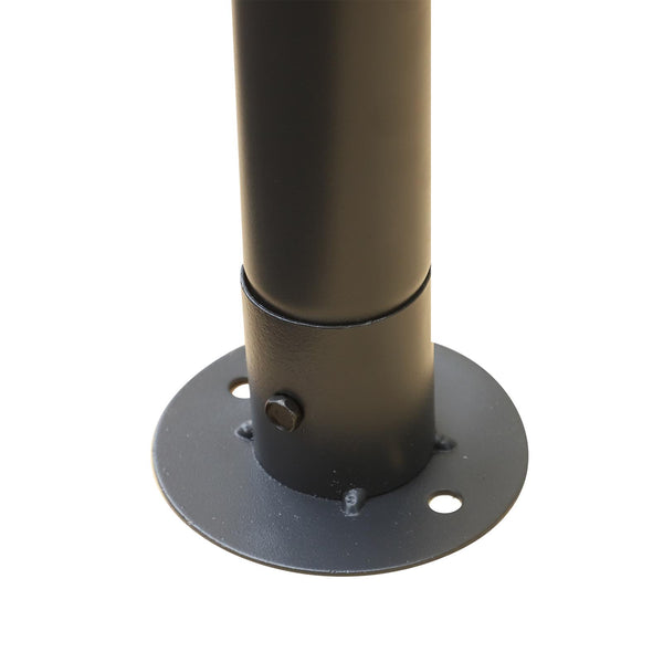 Gazebo da Giardino 3x3.65x2.75m in Acciaio Zanzariera e Doppio Tetto Bianco online