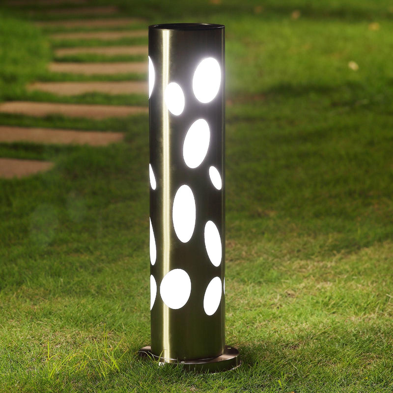 Lampada da Esterno LED a Energia Solare in Alluminio Ø19.7x63 cm 