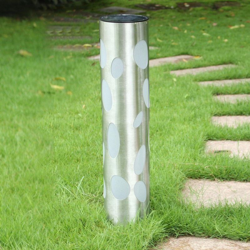 Lampada da Esterno LED a Energia Solare in Alluminio Ø19.7x63 cm 