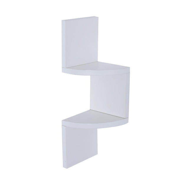 acquista Libreria Moderna con Mensole da Parete in Legno MDF Bianco 16x16x50 cm