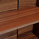 Mobiletto Libreria a Scaffali Noce 60x24x63 cm 