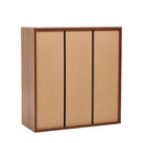 Mobiletto Libreria a Scaffali Noce 60x24x63 cm 