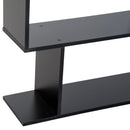 Libreria Design Moderno in Legno con 6 Ripiani Nero 80x23x192 cm 