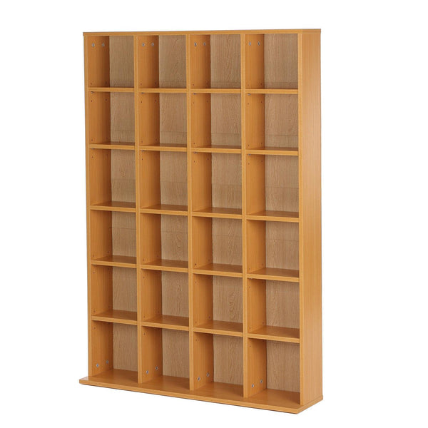 Mobile Libreria 24 Scomparti Legno naturale 130.5x89x20 cm acquista