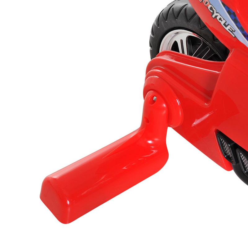 Moto Cavalcabile per Bambini con Luci e Musica Rosso 