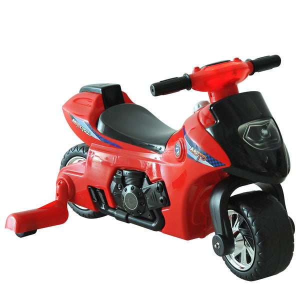 sconto Moto Cavalcabile per Bambini con Luci e Musica Rosso
