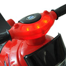 Moto Cavalcabile per Bambini con Luci e Musica Rosso 