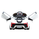 Macchina Elettrica per Bambini 6V Sportiva Bianca 