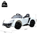 Macchina Elettrica per Bambini 6V Sportiva Bianca 