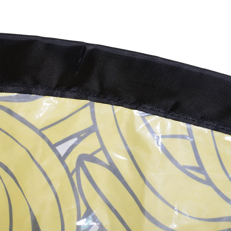 Air Sofa Lettino Gonfiabile Senza Pompa Giallo Banana 105x70x62 cm 