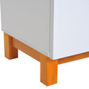 Mobiletto da Bagno Sotto Lavabo in Legno Bianco 60x30x60 cm 